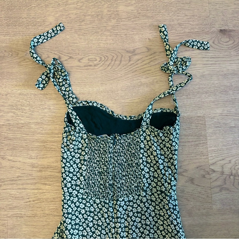 Reformation Green Floral Midi Dress - Picture 10 of 12